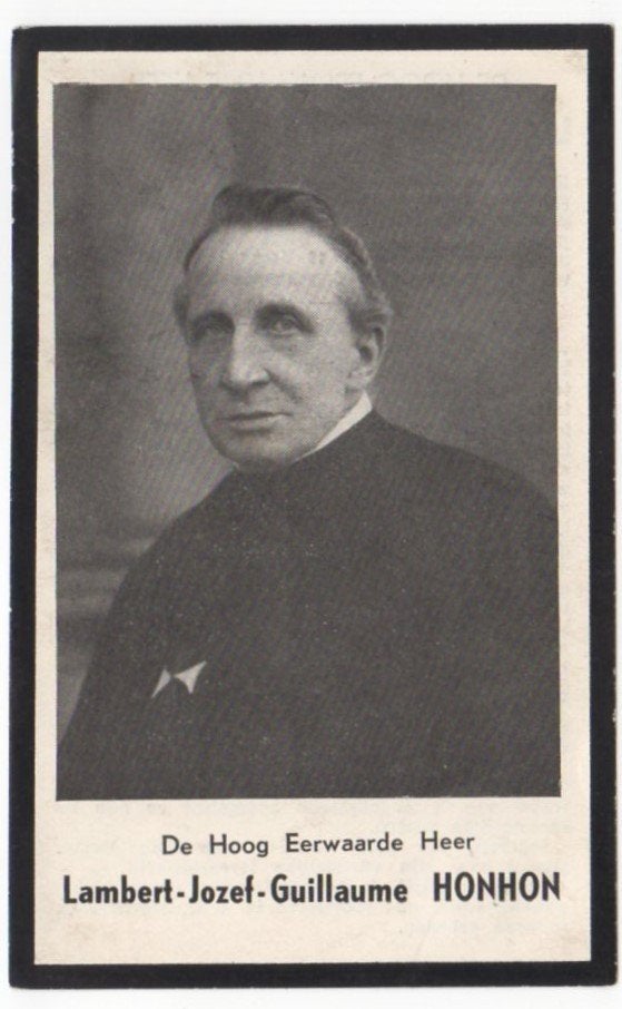 Prior Lambert-Jozef HonHon 1858 Nijmegen + 1942 Diest, Verzenden