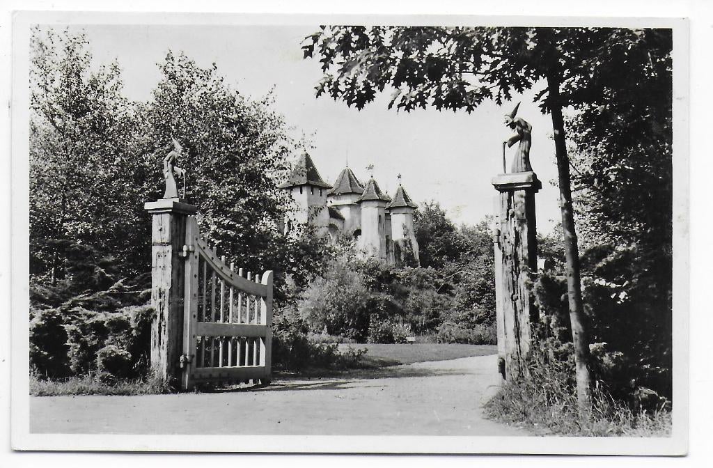 Efteling Oude Gelopen Ansichtkaart (B7482 ), Ophalen of Verzenden, 1940 tot 1960, Gelopen, Noord-Brabant