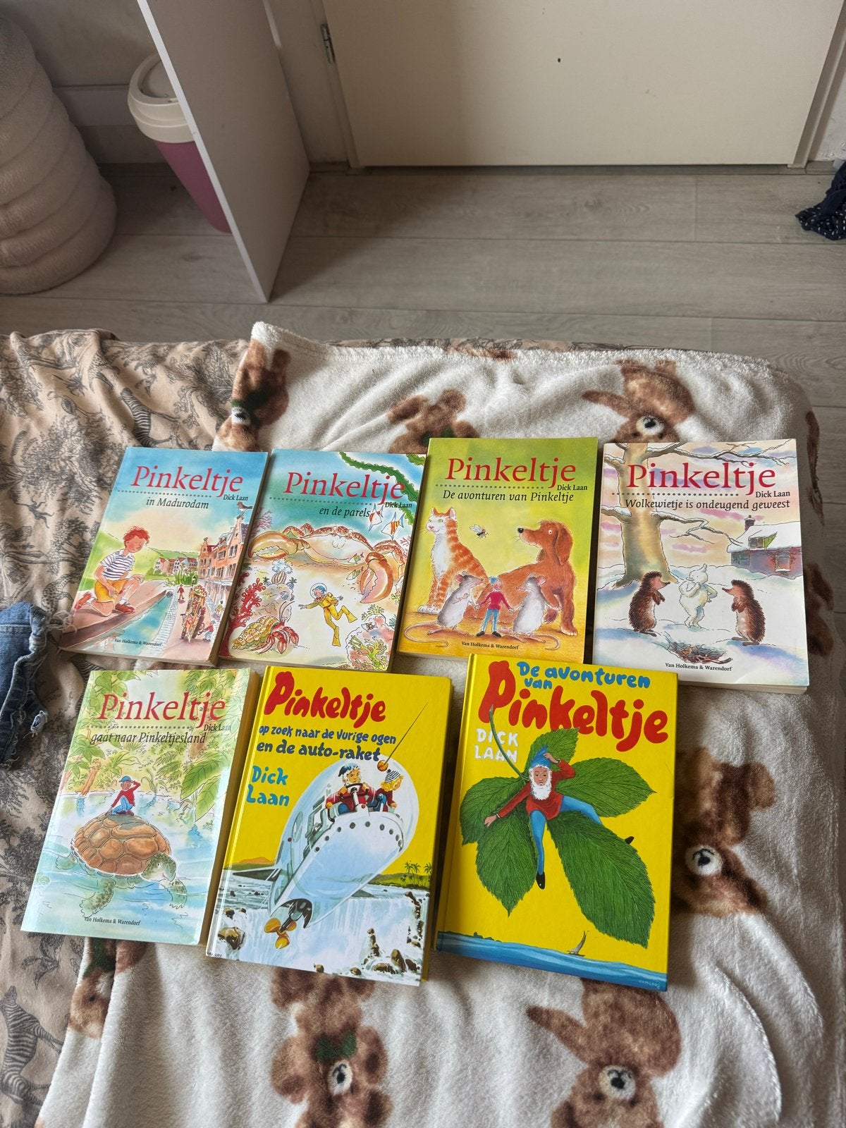 Pinkeltje Boeken - Set van 7 avonturen, Ophalen of Verzenden, Gelezen, Fictie algemeen