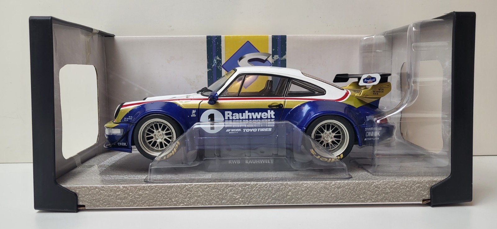 1/18 Solido Porsche RWB FAUH-WELT, Ophalen of Verzenden, Zo goed als nieuw, Auto, Solido