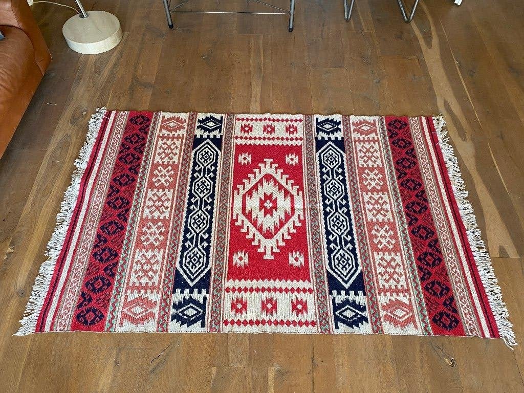 SALE: Vloerkleed, kelim, nieuw katoenen kleed, Ophalen, 100 tot 150 cm, -, -