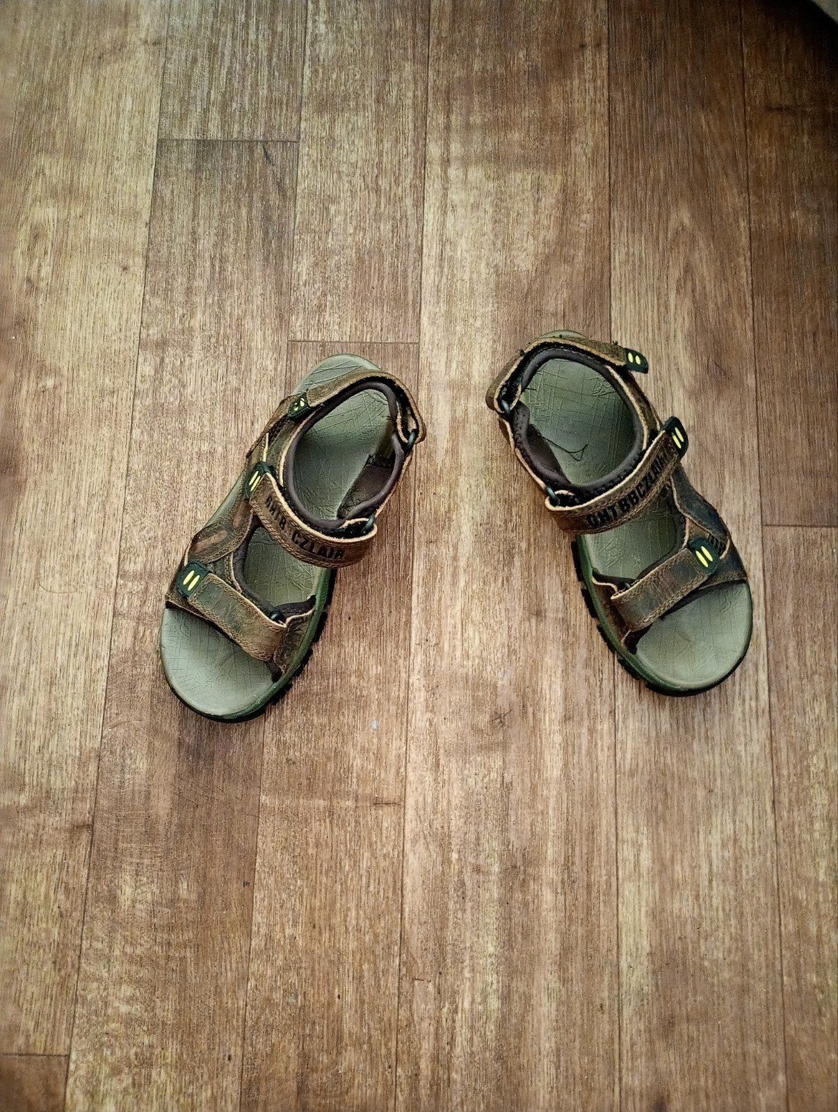 leren sandalen, maat 41, Kleding | Heren, Schoenen, Ophalen of Verzenden, Zo goed als nieuw, Zwart, Sandalen
