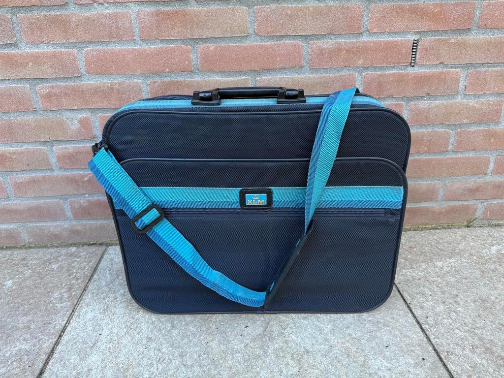 KLM board koffer, Ophalen, 40 tot 60 cm, 30 cm of meer, Blauw