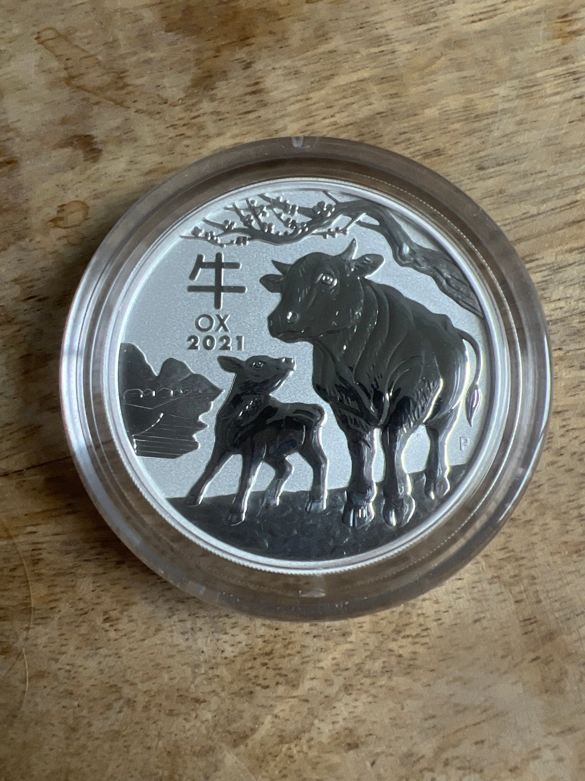 Linar 3 2021 Australische Zilveren munt Os 2 oz, Ophalen of Verzenden, Losse munt, Zilver