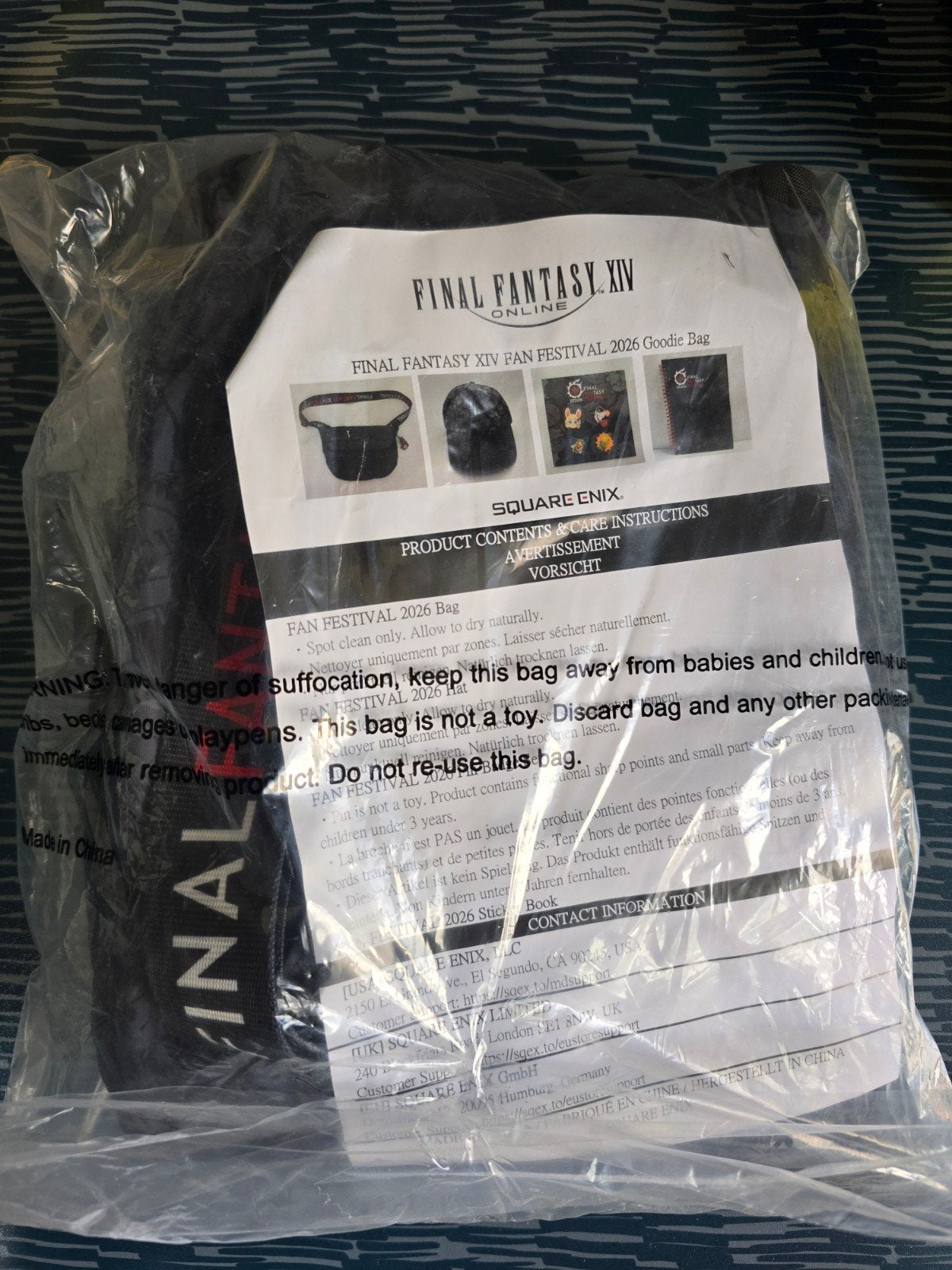 Final Fantasy 14 XIV Fan Fest Goodie Bag 2026, Ophalen of Verzenden, Nieuw