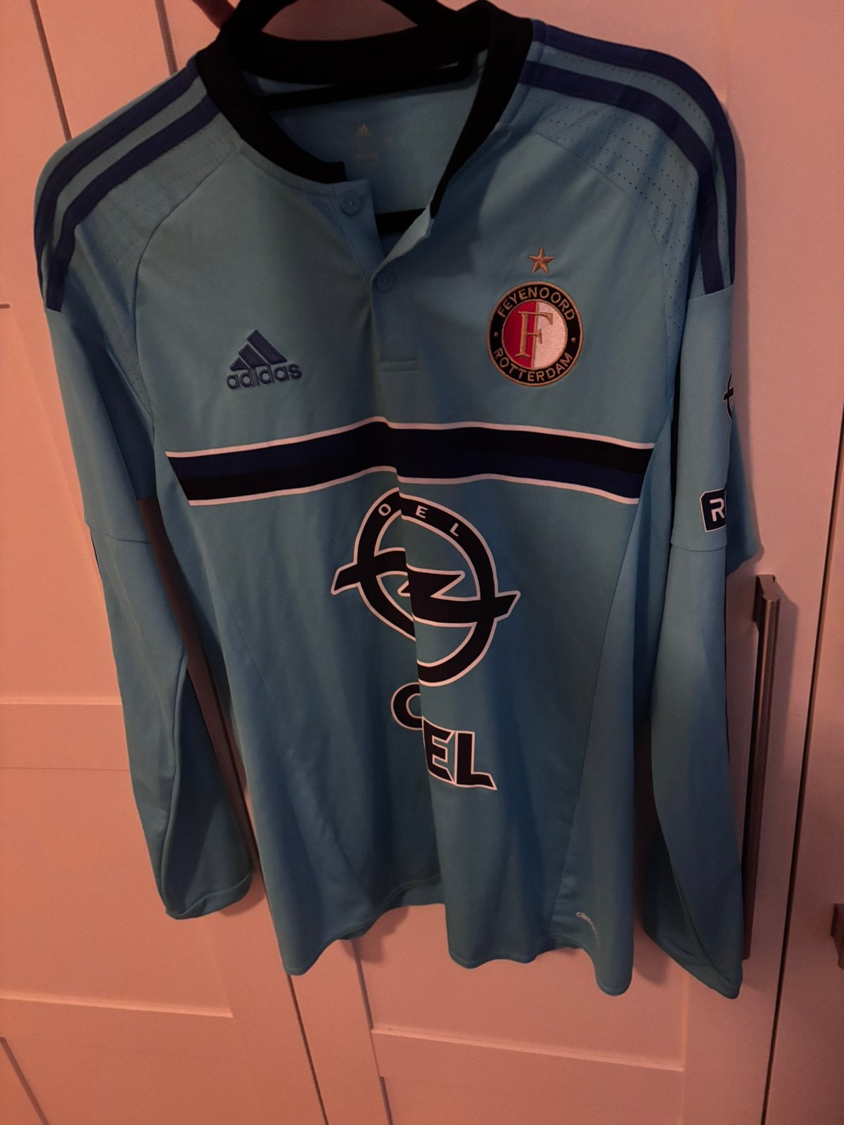 Matchworn issued shirt feyenoord, Verzenden, Zo goed als nieuw, Feyenoord, Shirt