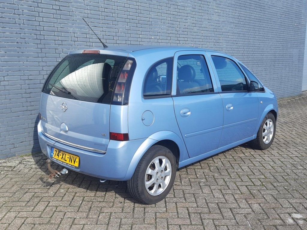Opel Meriva 1.6-16V Temptation 5Drs Airco Nw APK ✅, 15 km/l, Gebruikt, 4 cilinders, Blauw