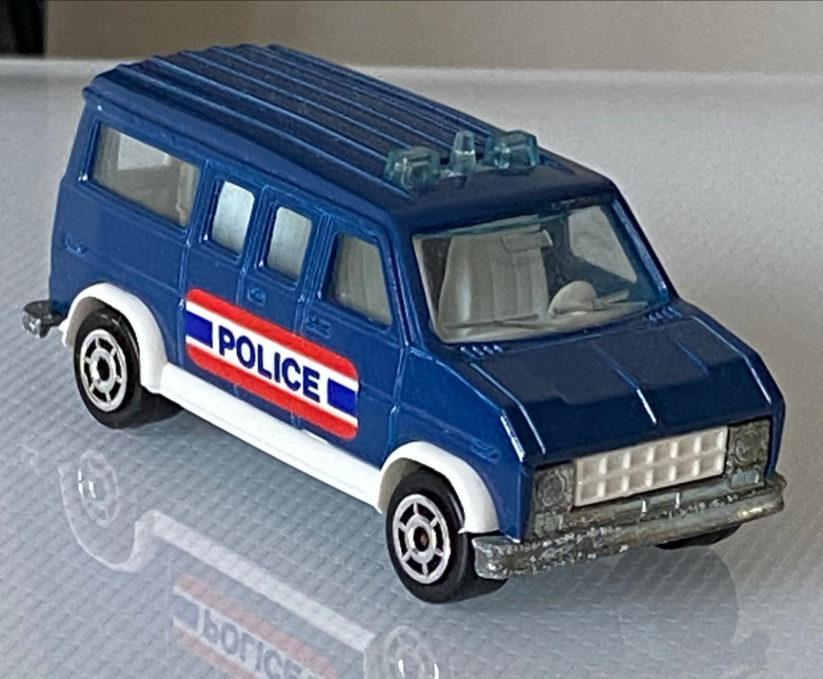 Majorette Fourgon 278/284 Police bus 1:50 nieuw staat, Ophalen of Verzenden, Nieuw, Bus of Vrachtwagen, Majorette
