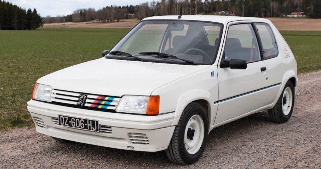 Gezocht peugeot 205 rallye of gti chassis met kenteken., Auto-onderdelen, Carrosserie en Plaatwerk, Ophalen of Verzenden, Peugeot