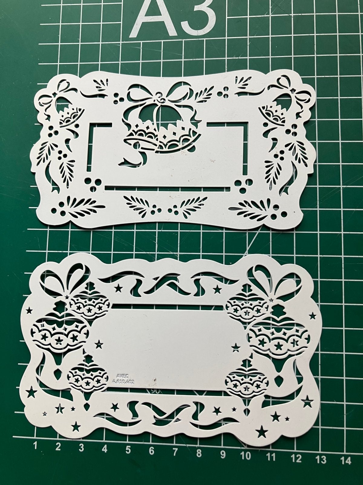 Embossing mal, Ophalen of Verzenden, Zo goed als nieuw, Kerst, Pons of Mal