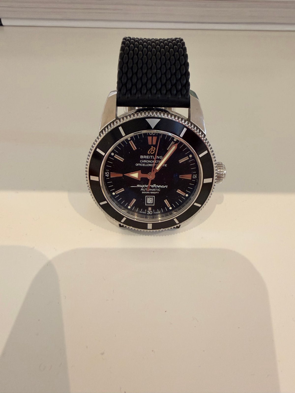 Breitling Superocean Heritage II B20 Automatic 44, Ophalen, Gebruikt, Staal, Breitling