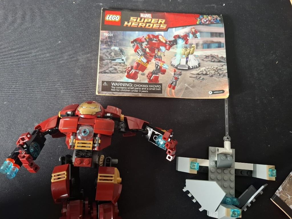 LEGO Super heroes - Set 76031 - The Hulk Buster Smash, Ophalen of Verzenden, Zo goed als nieuw, Losse stenen, Lego