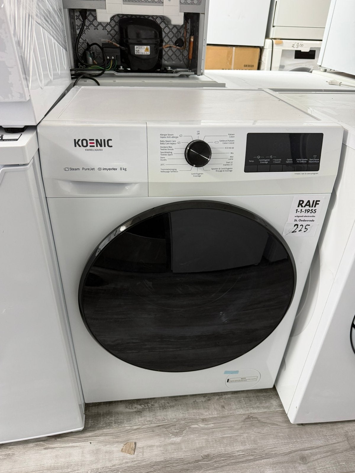 Koenic KWM8136AINV Wasmachine 8KG A++ 1400tpm Gebruikt, Witgoed en Apparatuur, Wasmachines, 1200 tot 1600 toeren, 8 tot 10 kg