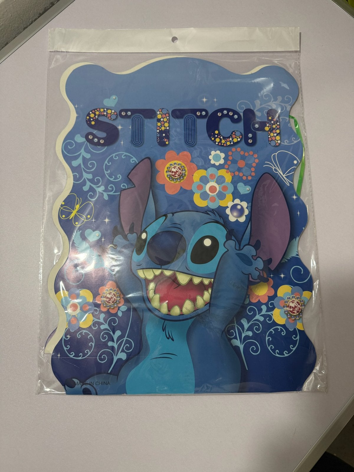 Stitch pïnata groot (40cm x 30cm), Ophalen of Verzenden, Nieuw, Versiering, Verjaardag