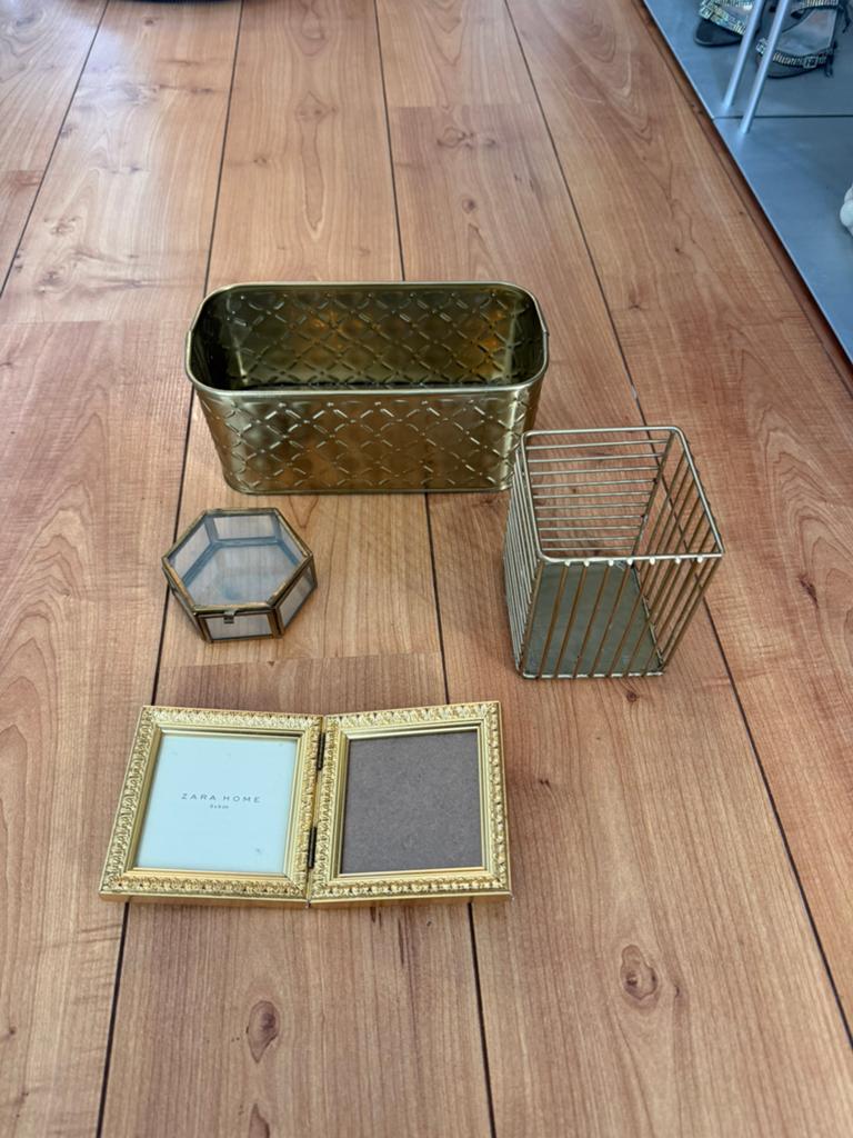 Gouden accessoires van h&m home en zara home, Ophalen of Verzenden, Zo goed als nieuw
