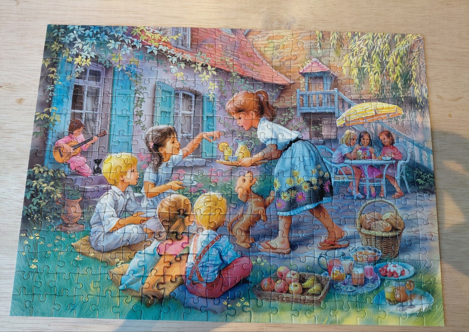 ravensburger puzzel grote stukjes, Ophalen of Verzenden, Minder dan 500 stukjes, Zo goed als nieuw, Legpuzzel