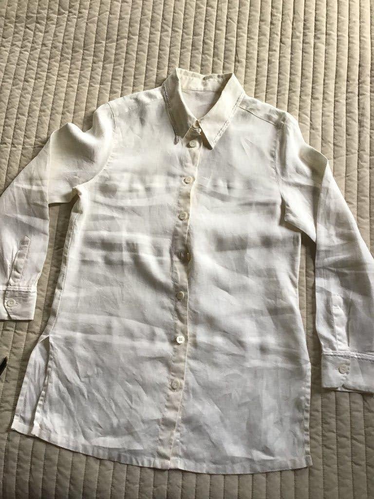 LeComte blouse met lange mouw gebroken wit maat 38, Kleding | Dames, Maat 38/40 (M), Wit, Ophalen of Verzenden, Zo goed als nieuw