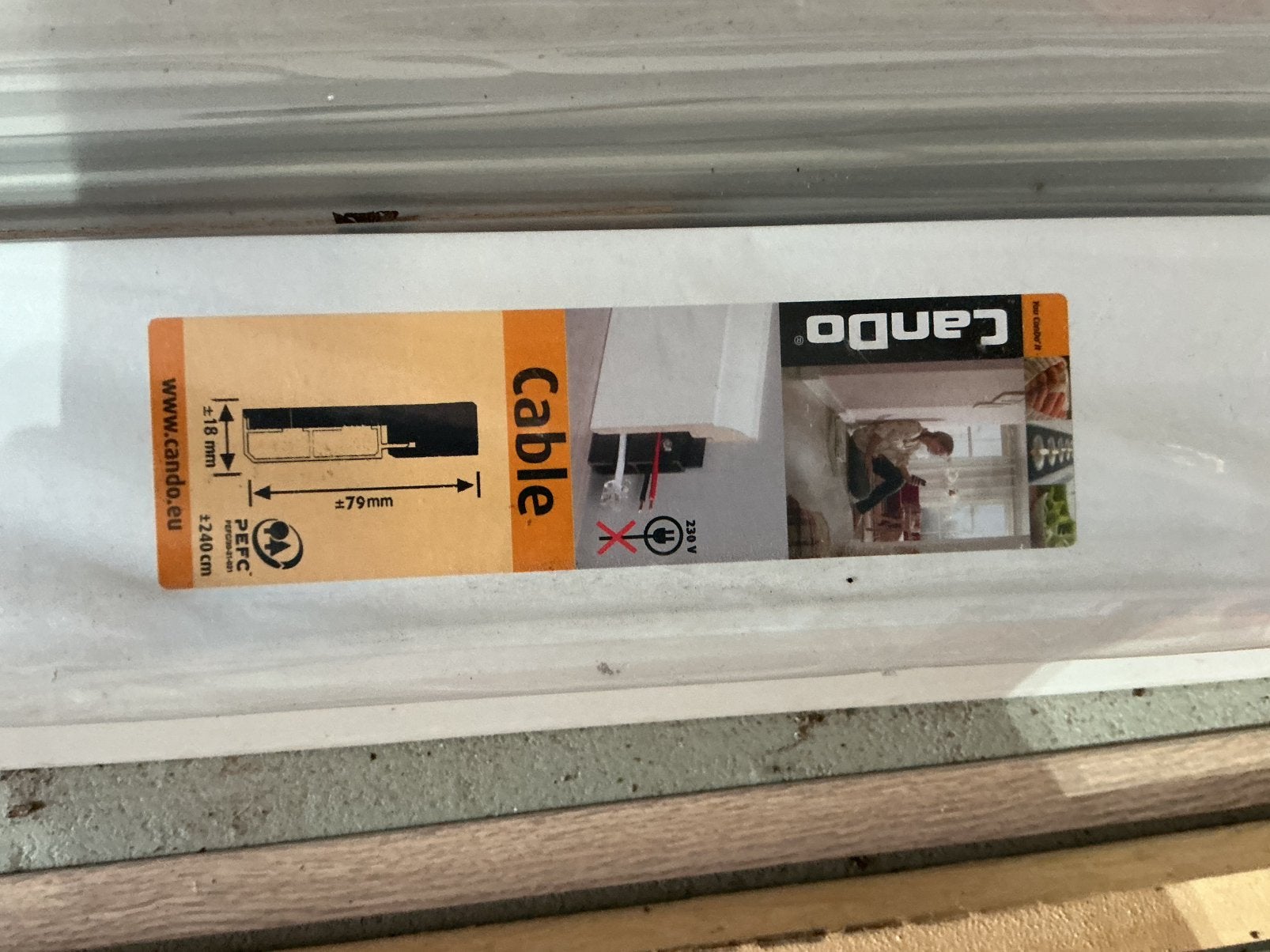 22 cando plinten wit nieuw, Ophalen, Nieuw, Mdf, 200 tot 250 cm