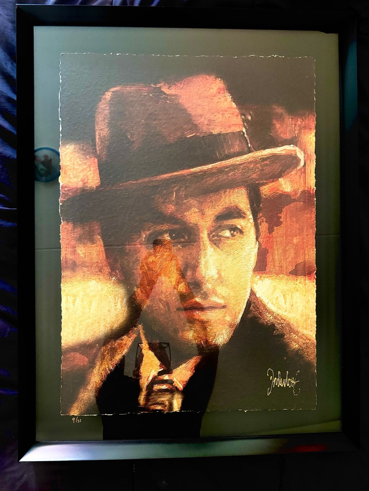 Peter Donkersloot - Michael Corleone (The Godfather), Antiek en Kunst, Genummerd, Portret, Zeefdruk, 2000 tot heden