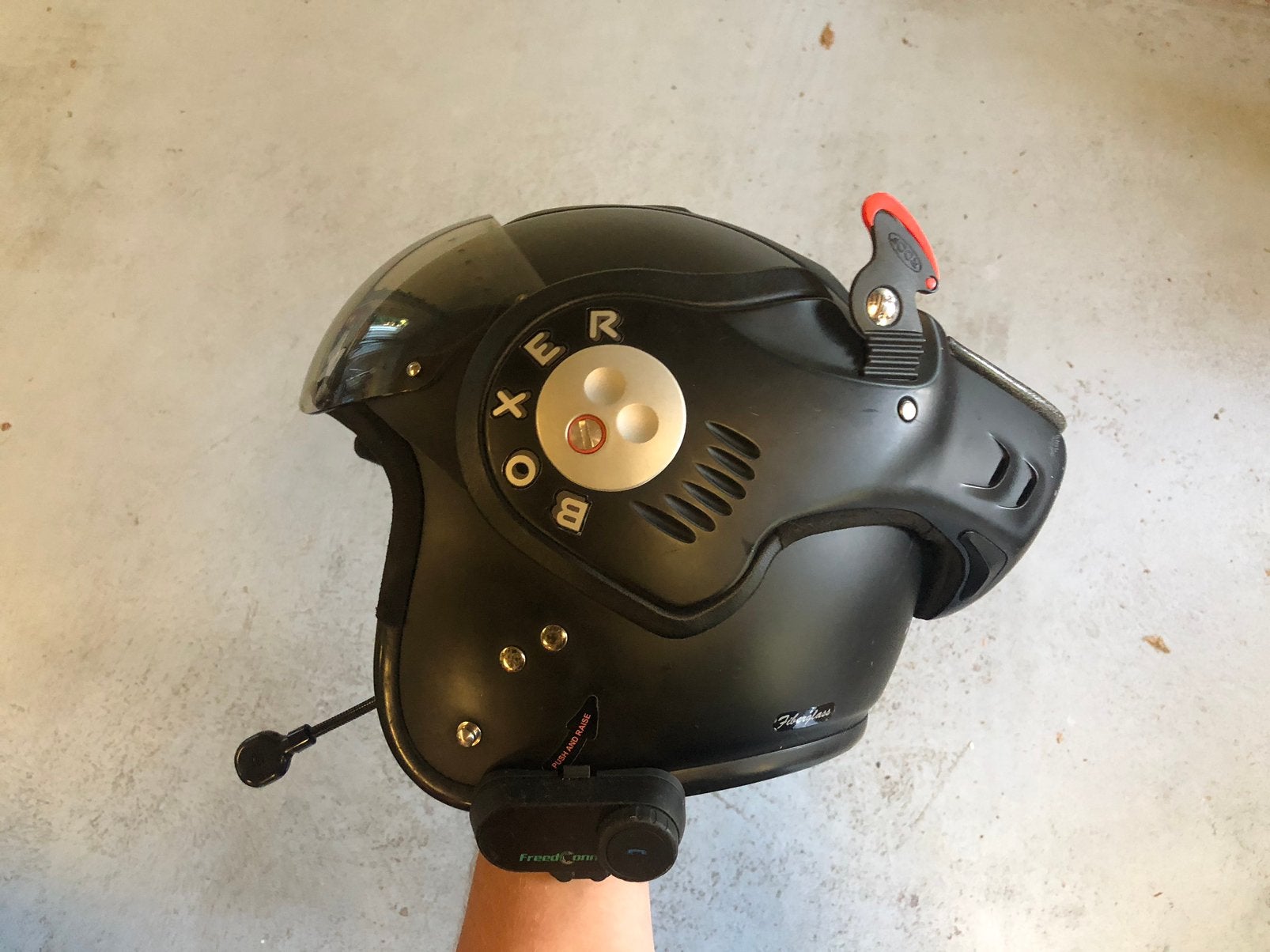 Roof Boxer v8 Medium, Motoren, Kleding | Motorhelmen, Overige merken, M, Systeemhelm, Ophalen of Verzenden