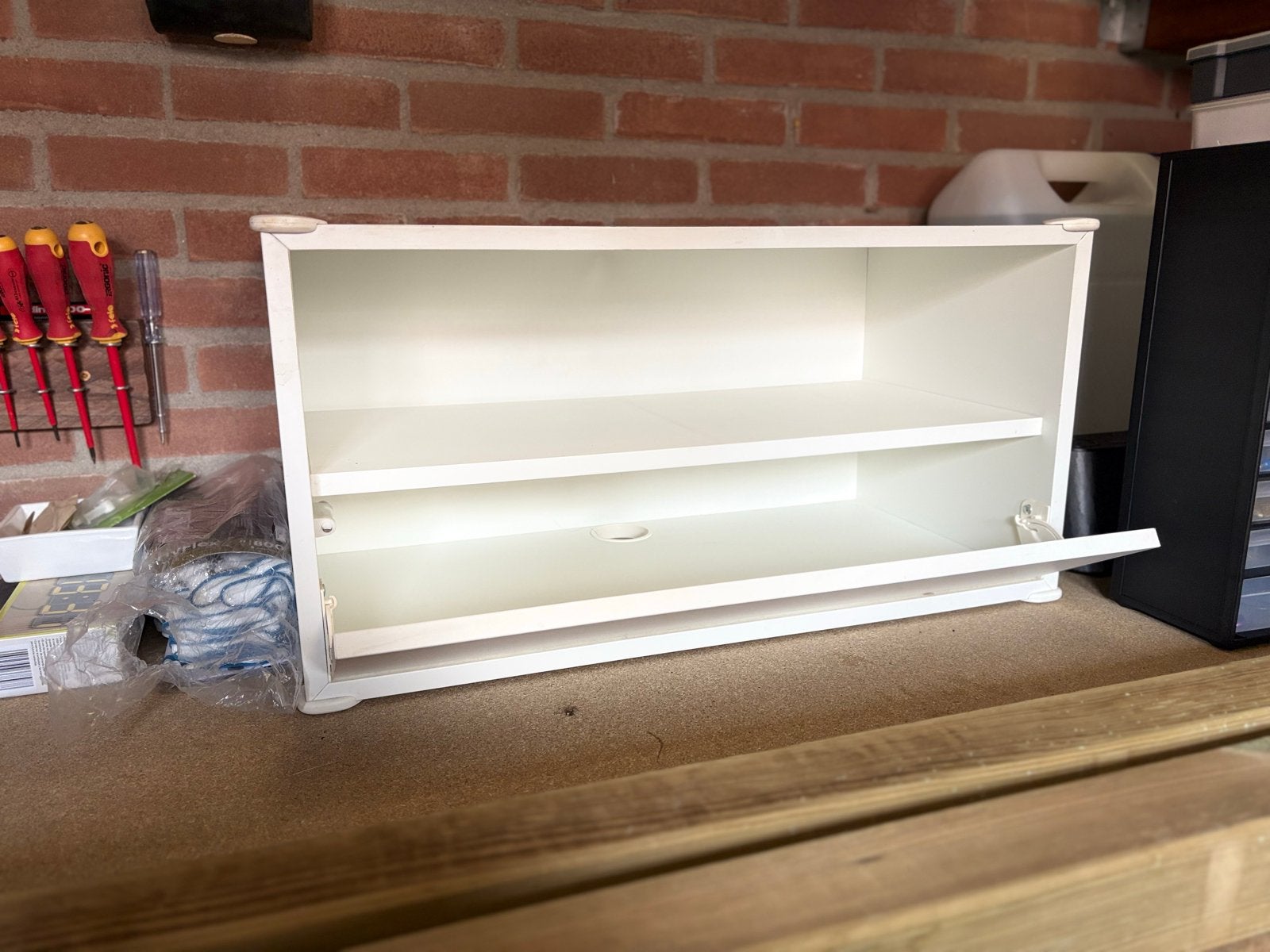 IKEA EKET mediaplank wit, 70x35x35 cm, Ophalen, Overige materialen, Gebruikt, 50 tot 100 cm