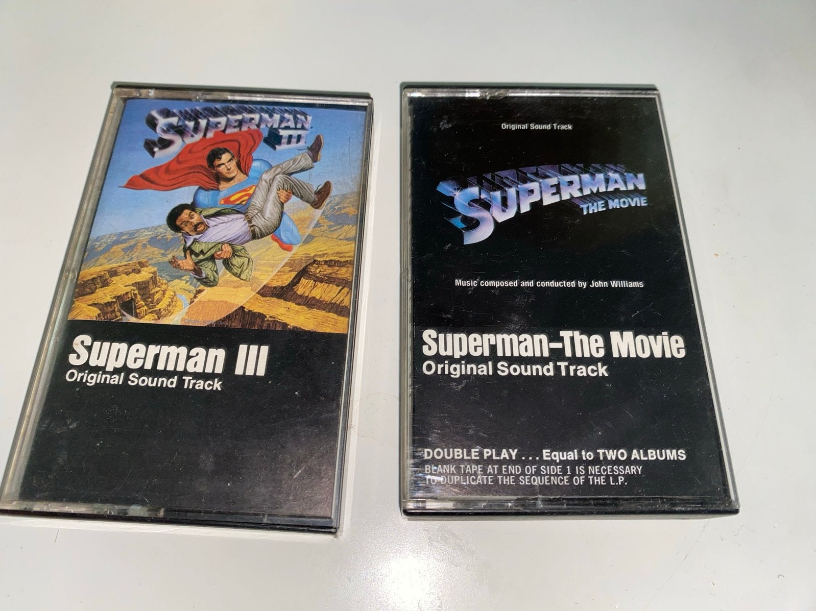 Superman III & Superman-The Movie Original Soundtracks, Gebruikt, 2 t/m 25 bandjes, Filmmuziek en Soundtracks, Ophalen of Verzenden