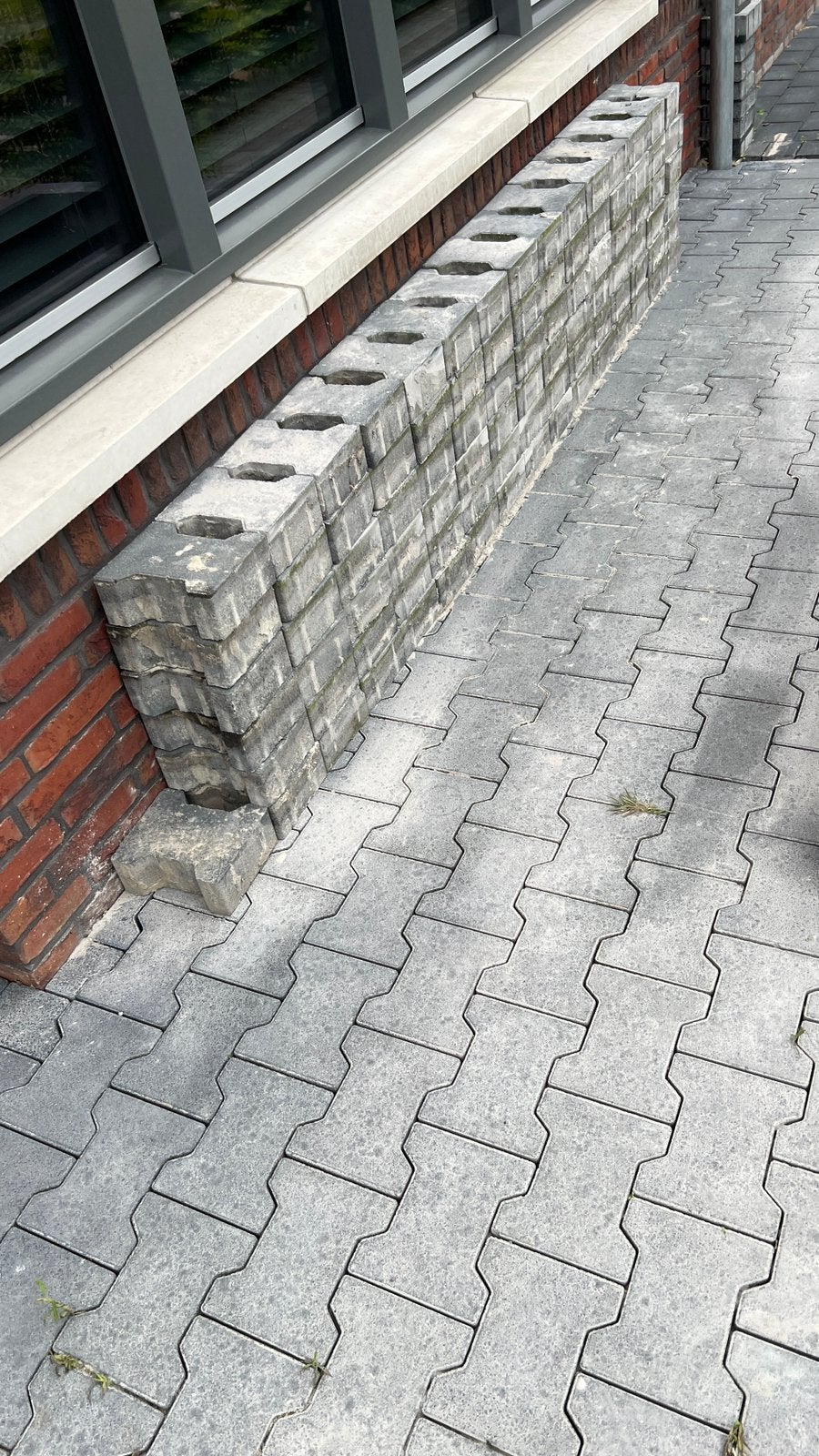 H-profiel klinker Antraciet, Tuin en Terras, Ophalen, Zo goed als nieuw, Beton, Klinkers