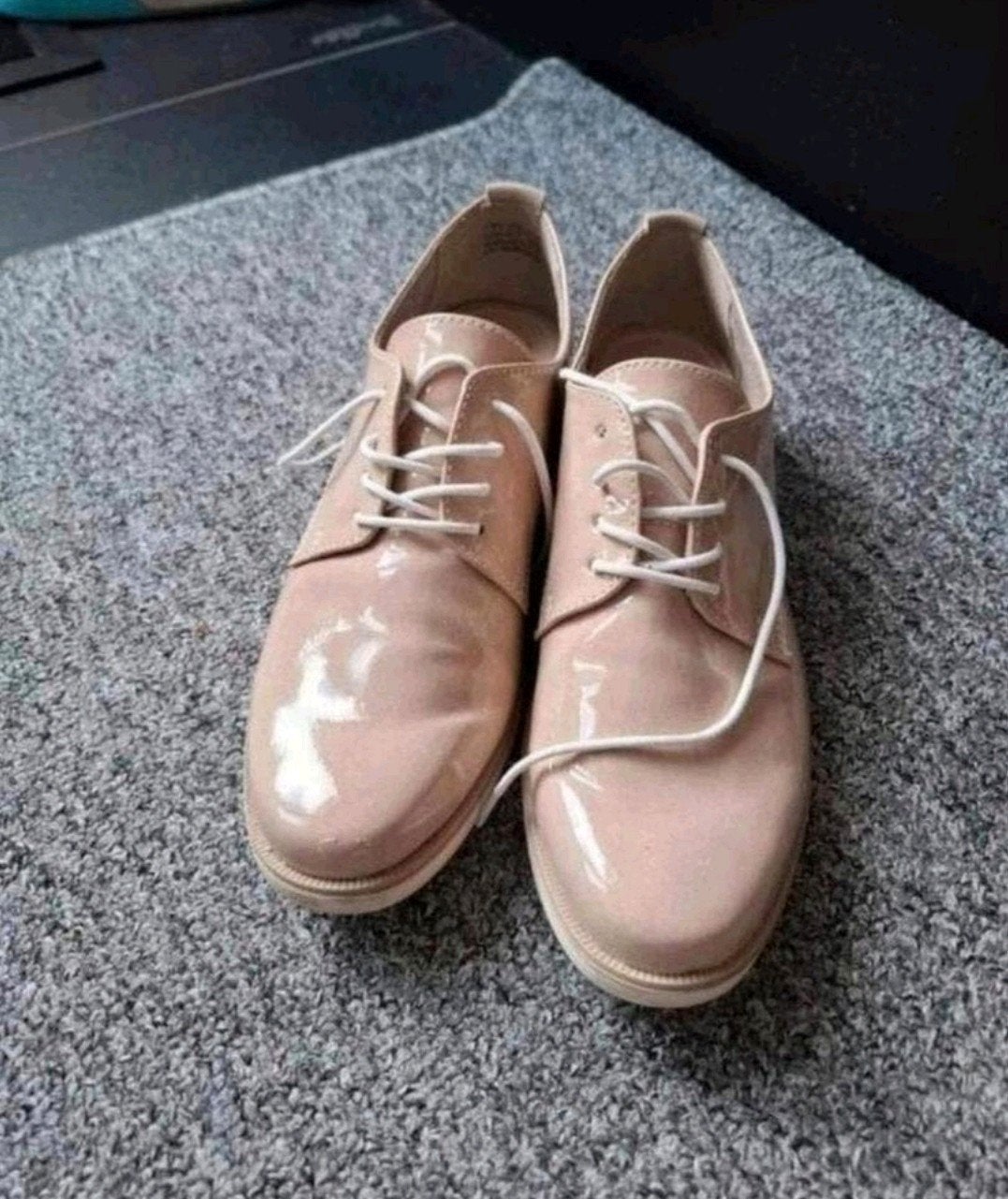 nude lak veterschoenen maat 39, Schoenen met lage hakken, Beige, Marco Tozzi, Ophalen of Verzenden