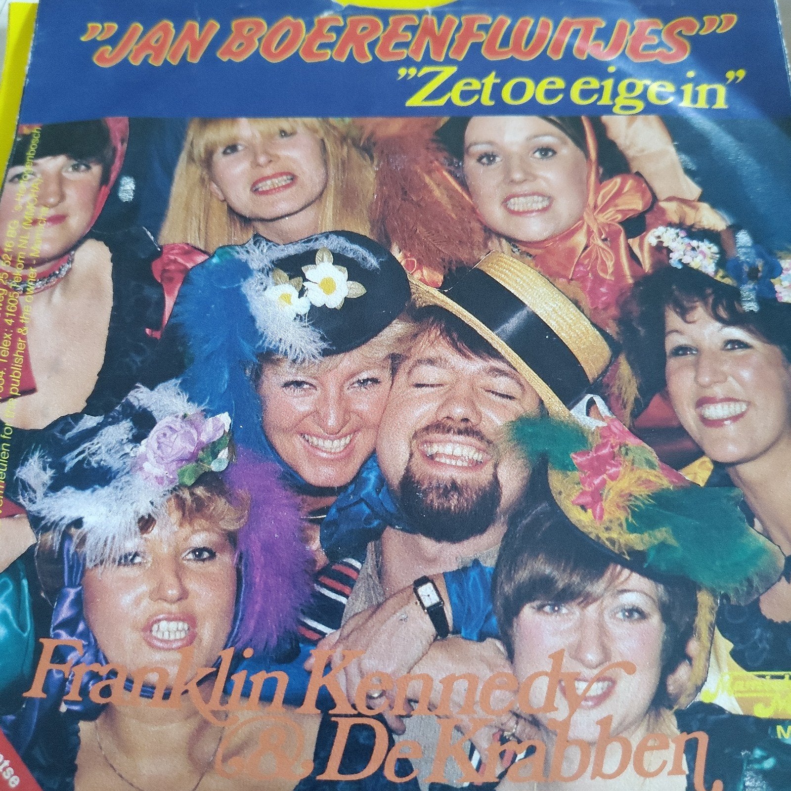 Jan Boerenfluitjes - Zetoeeigein (Single), Ophalen of Verzenden, Gebruikt, 7 inch, Nederlandstalig
