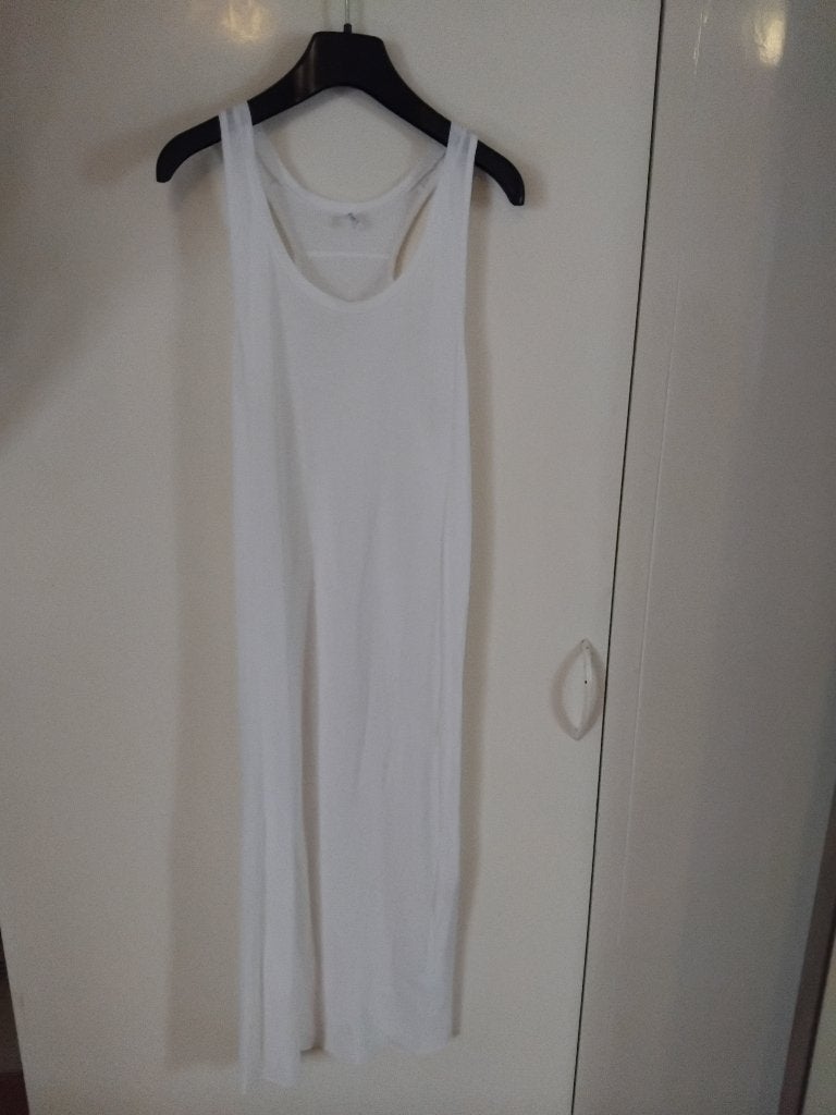 Humanoid zomers witte lange hemdjurk, maat L, Kleding | Dames, Jurken, Maat 38/40 (M), Humanoid, Wit, Ophalen of Verzenden