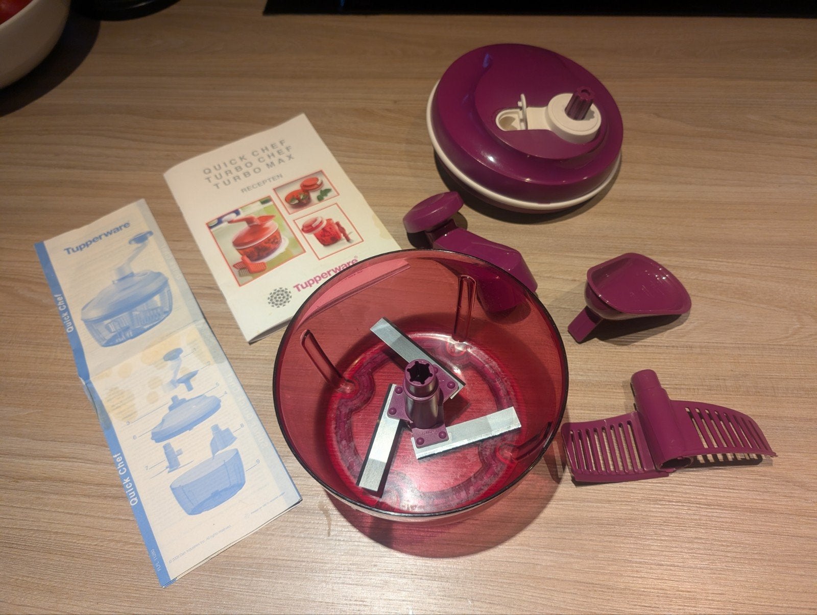 Tupperware Compleet Turbochef - Zo goed als nieuw, Ophalen of Verzenden, Zo goed als nieuw, Paars, Overige typen