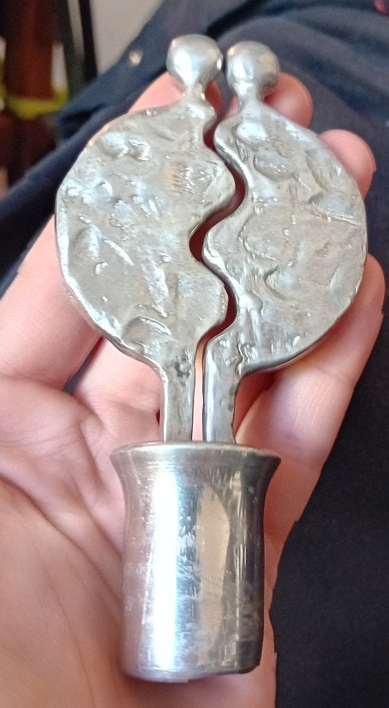 vintage grote wijnstop, Antiek en Kunst, Verzenden