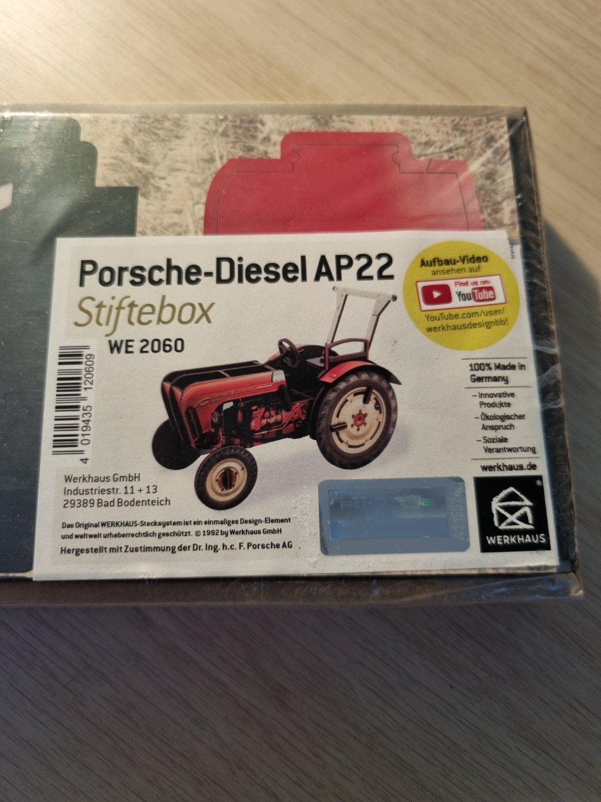 Porsche-Diesel AP22 Stiftebox - Modelbouw Tractor, Ophalen of Verzenden, Nieuw, Overige typen, Overige merken