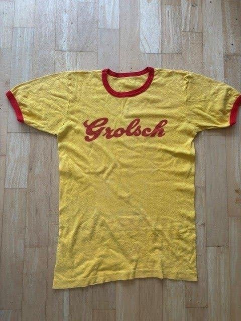Grolsch-shirt jaren 80, Ophalen of Verzenden, Gedragen