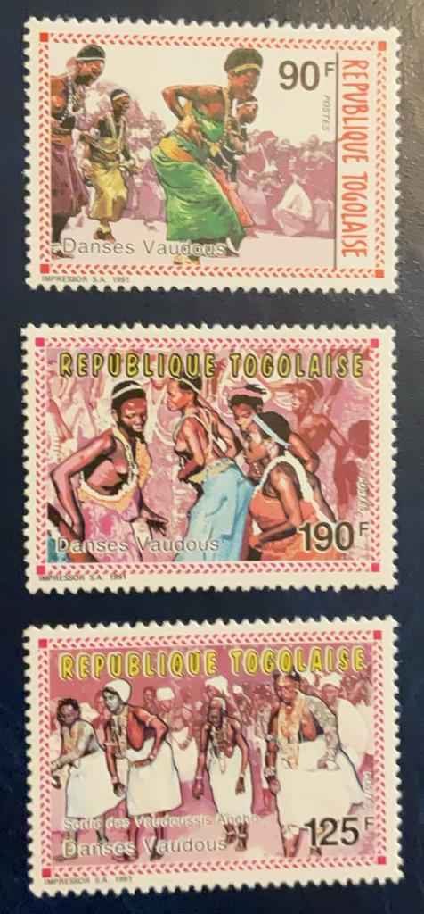 Togo - inheemse dansen, Ophalen of Verzenden, Overige landen, Postfris