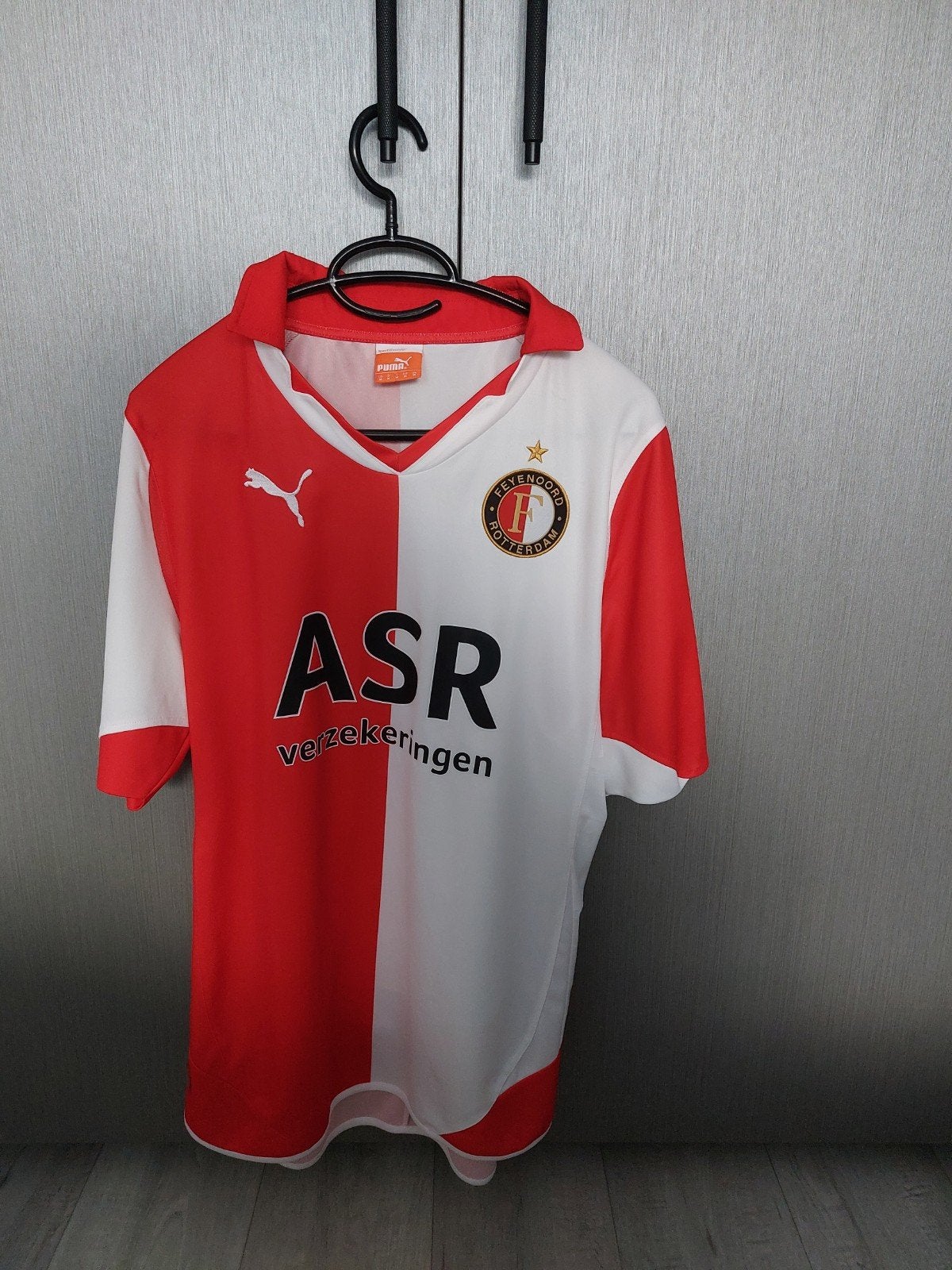 Puma Feyenoord Thuisshirt 2010/ 2011 Maat M (valt als L), Meerkleurig, Ophalen of Verzenden, Zo goed als nieuw, Voetbal