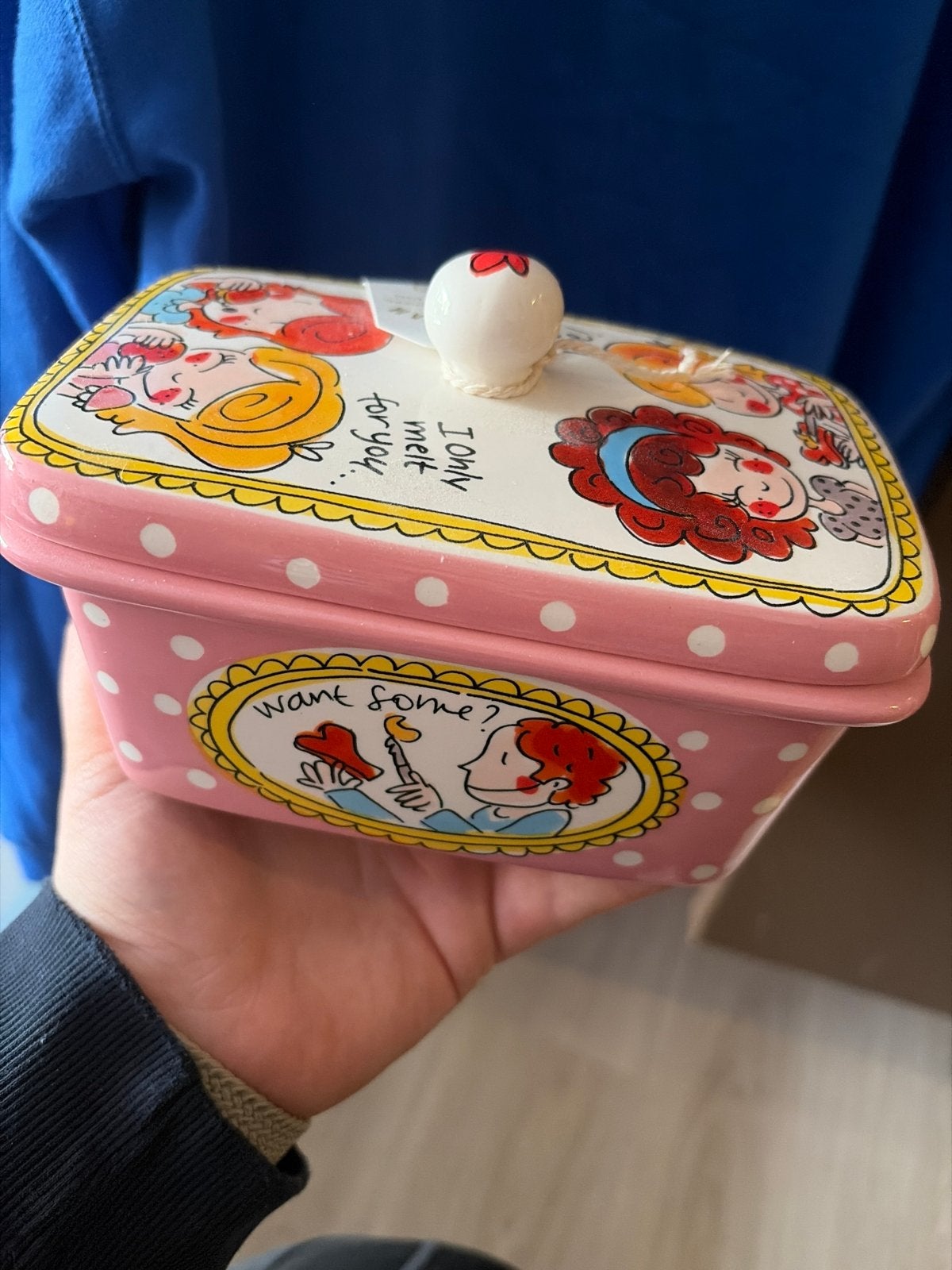 Blond Amsterdam botervloot - enkel voor de sier, Ophalen, Keramiek, Overige typen, Zo goed als nieuw