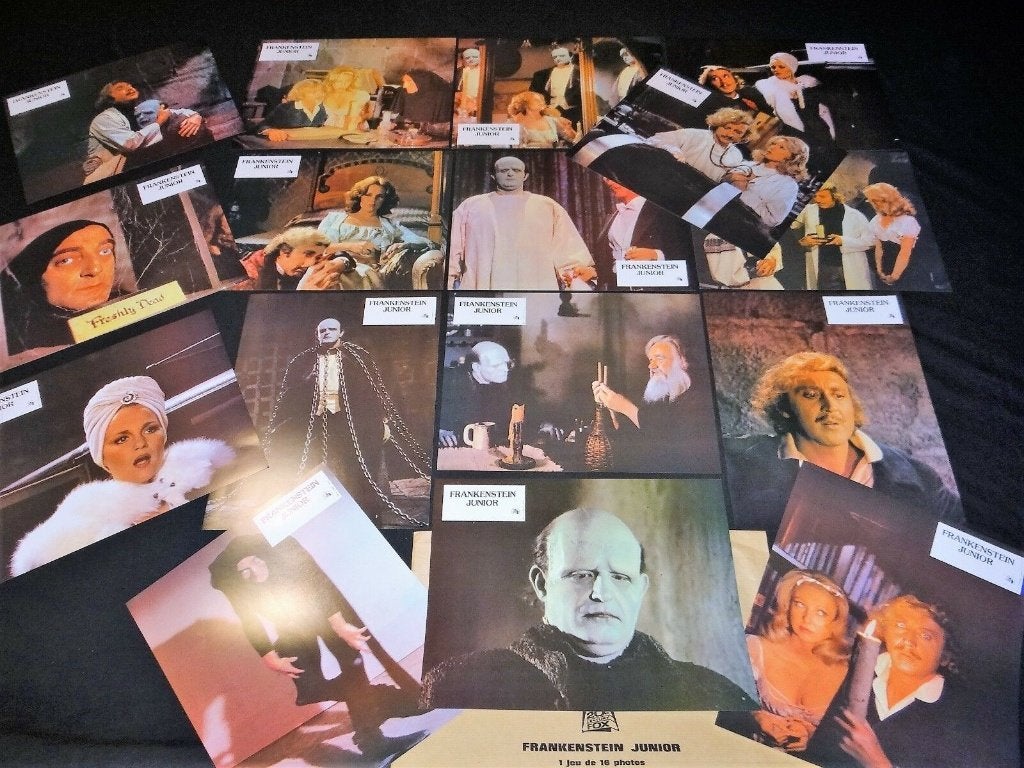 YOUNG   FRANKENSTEIN      lobbycard set., Verzenden, Nieuw, A4 of kleiner, Film en Tv
