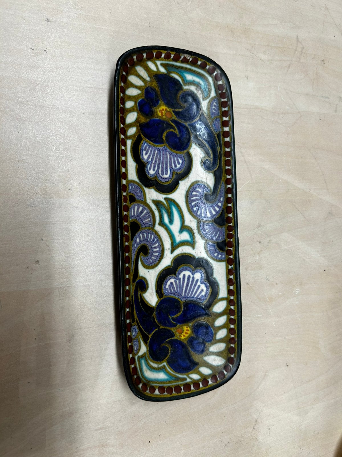 Antiek Gouds plateel schaaltje, Antiek en Kunst, Ophalen of Verzenden