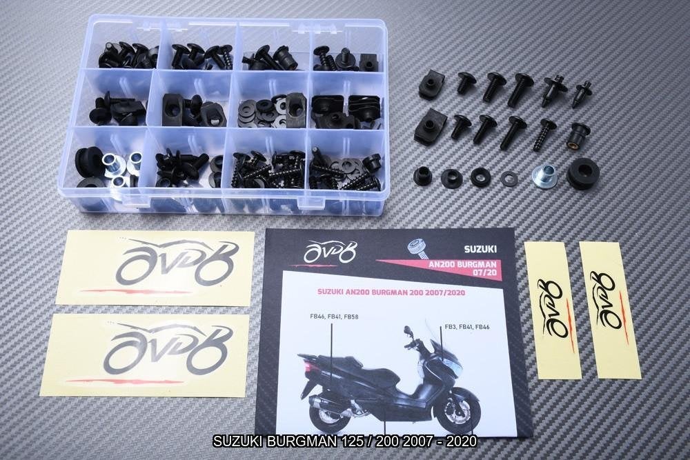 Kuip bouten set voor SUZUKI BURGMAN 125 / 200 2007 - 2020, Ophalen of Verzenden, Nieuw
