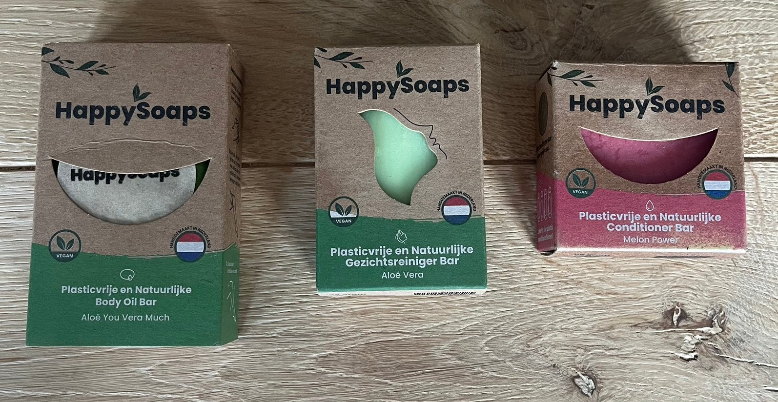 Happy Soaps bar divers, Ophalen of Verzenden, Zo goed als nieuw, Gehele gezicht