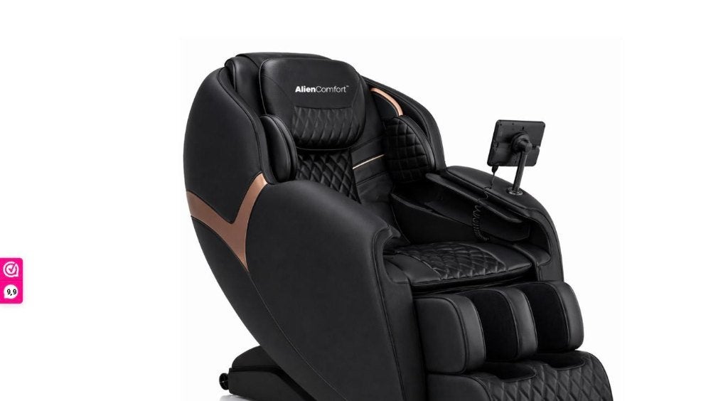AlienComfort Massagestoel PLUTO Zwart - Nieuw, Ophalen of Verzenden, Nieuw, Massagestoel of Kussen