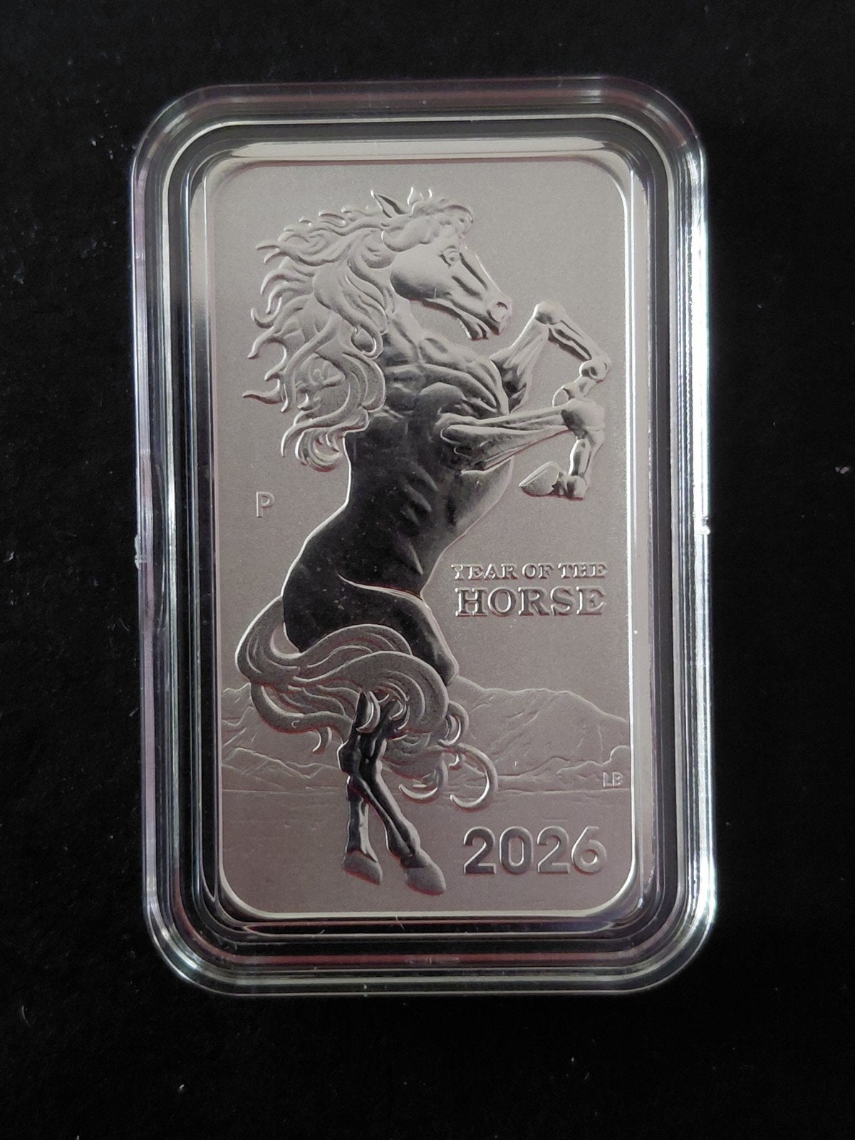 Australië 1 oz 2026 baartje Year of the Horse (in capsule), Verzenden, Zilver
