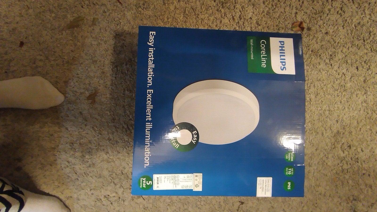 Philips CoreLine LED Plafondlamp - Nieuw in doos, Ophalen, Nieuw, Wit, Philips