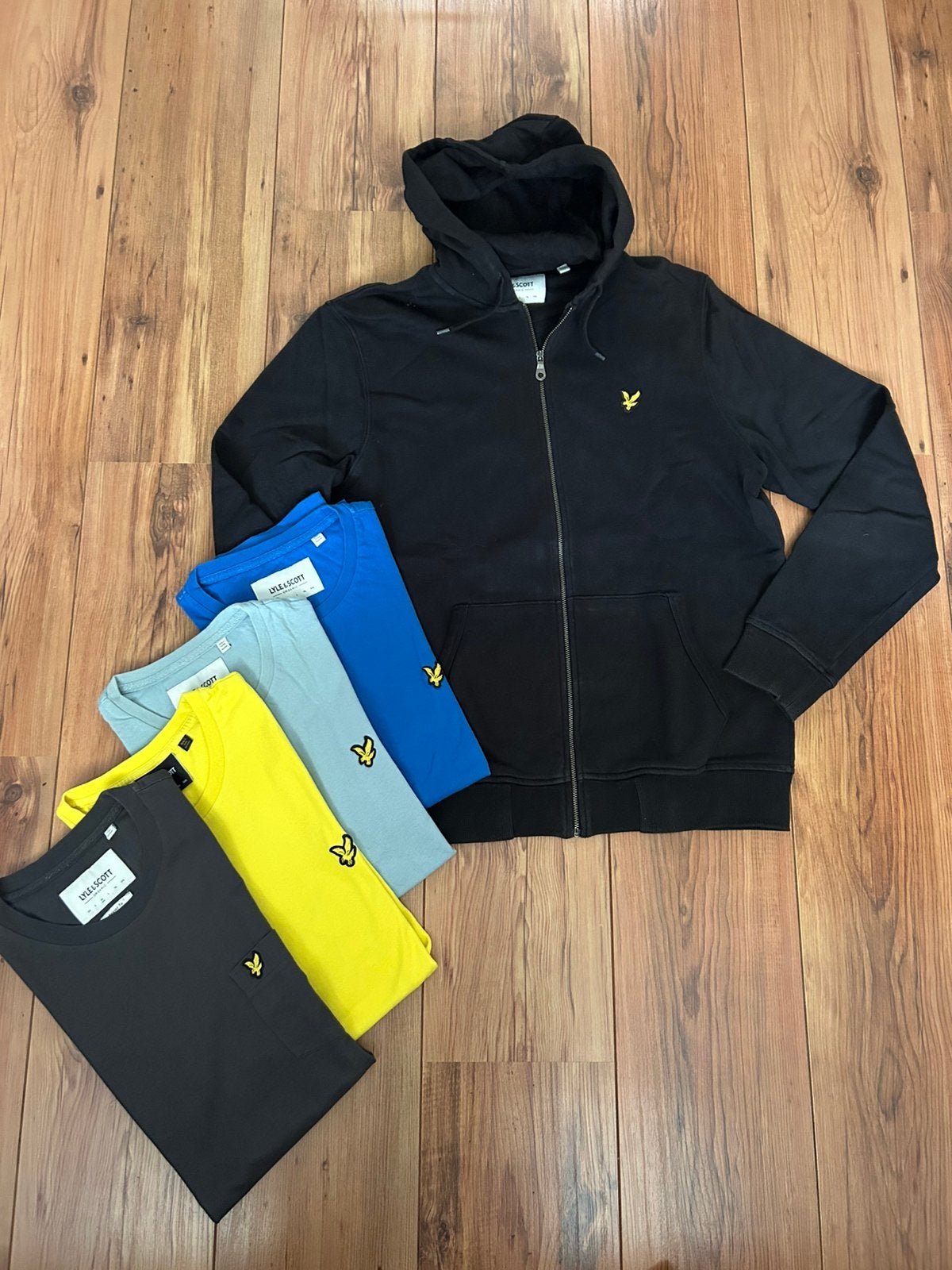 Lyle & Scott set maat M., Ophalen of Verzenden, Zo goed als nieuw, Maat 48/50 (M)
