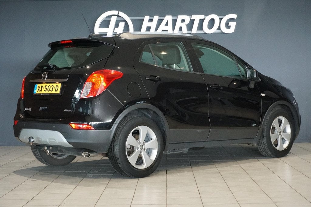 Opel Mokka X 1.4 Turbo Innovation + TREKHAAK / NAVIGATIE / C, Auto's, Opel, Stof, Gebruikt, Zwart, 1364 cc