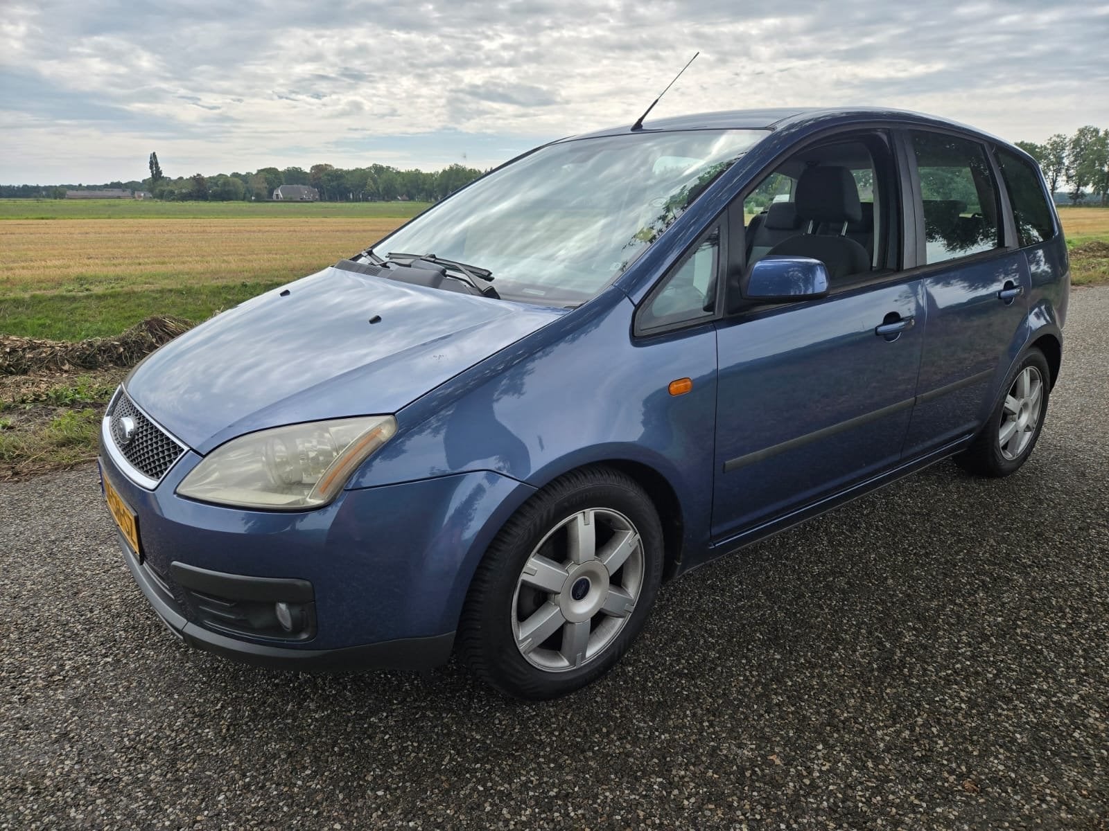 Ford C-Max 1.8 92KW CVT 2006 Blauw apk 3-7-2027 automaat, Auto's, 700 kg, Blauw, Mistlampen, Origineel Nederlands