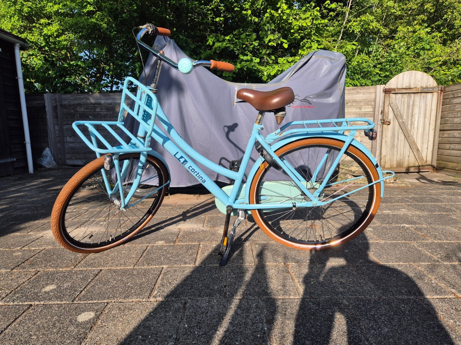 Meisjesfiets Cortina U4 Transportfiets 26 inch, Terugtraprem, Gebruikt, Versnellingen, Overige merken
