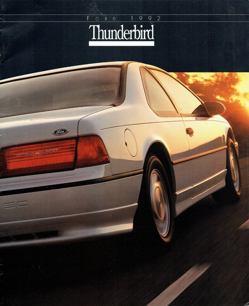 Folder Ford Thunderbird (USA-uitgave - 1992), Verzenden, Gelezen, Ford