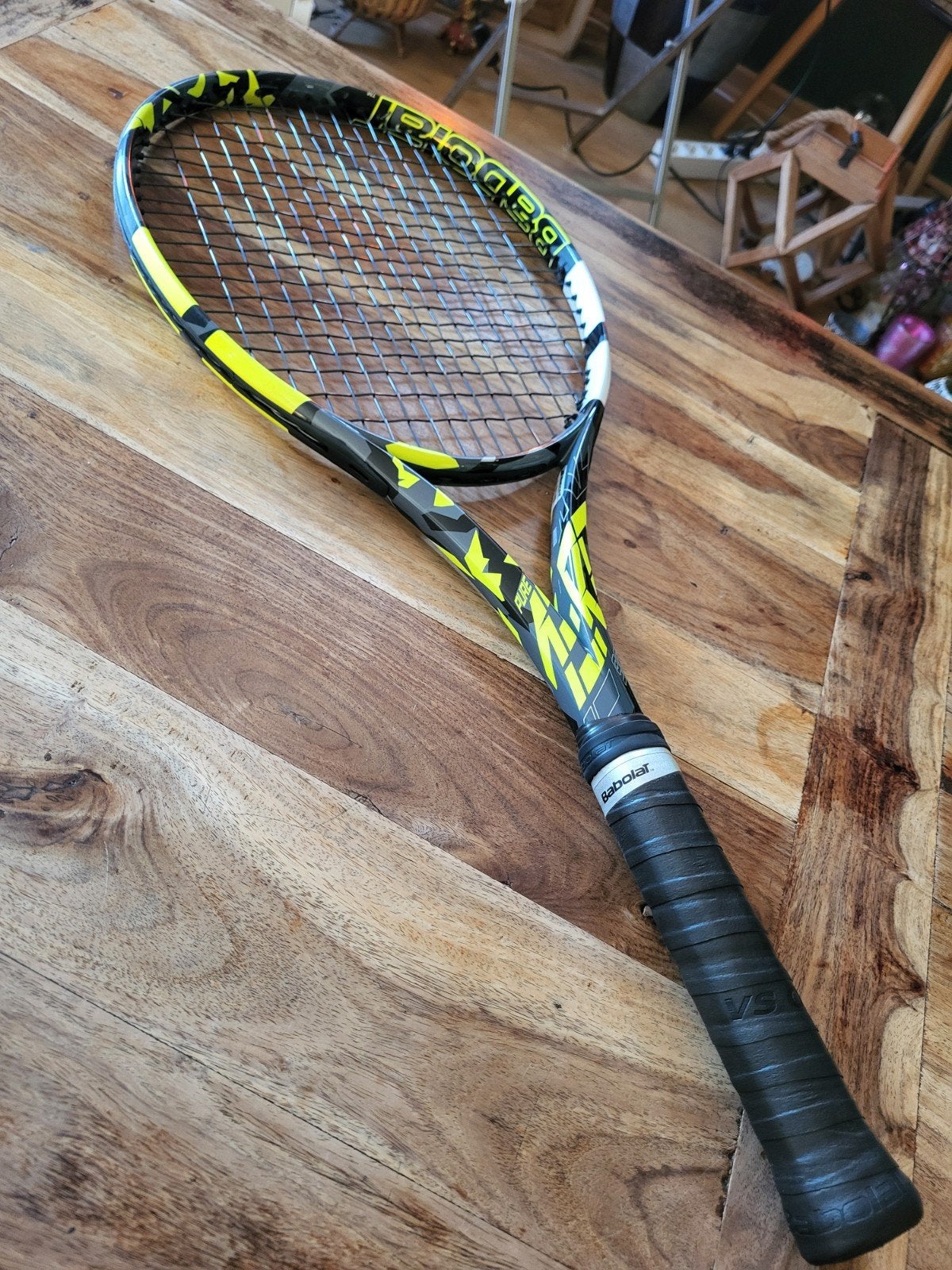 Babolat Pure Aero 98 Tennisracket (Nieuwe bespanning), Sport en Fitness, L2, Gebruikt, Ophalen of Verzenden, Racket